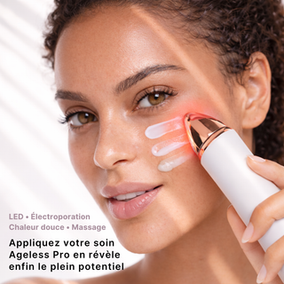 Ageless Pro™ 4-en-1 — L’appareil visage qui transforme votre routine